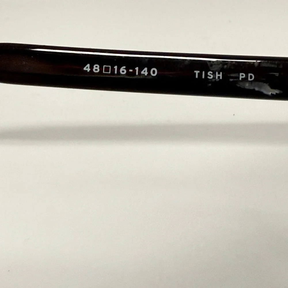 SALT. Tish PD Eyeglasses‎ Frames 48-16-140 Handcrafted in Japan Brown Tortoise